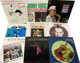 Collection Of Vinyl Records (50 Plus) Including Coleman Hawkins, Eddie Harris, Johnny Hodges And More!