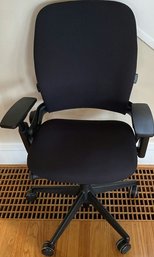 Office Rolling Chair With Adjustable Arm Rests From Steelcase (26x43x22.5)-Like New