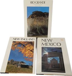 Table Top Photography Books. Rio Grande Robert Reynolds & Tony Hillerman.  New Mexico By David Muench