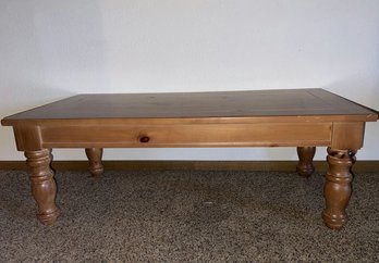 Wooden Coffee Table - 50Lx25Wx17.5H