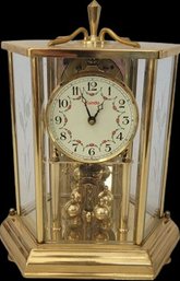 Kundo Miniature 400 Day Clock With Brass And Glass Case - 8' Length