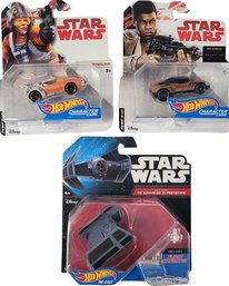 3 Pcs, Die-Cast Star Wars Hot Wheels