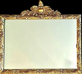 Ornate Gold-plated Frame Decorative Mirror -  Dimensions Approx 36' X 24'