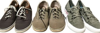2 Pairs Sperry 4.5Y Canvas Shoes, New Blowfish 6.5 Womens Shoes