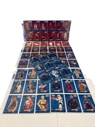 4 Complete Star Wars Collector Sets From Topps And Topps Chrome (63 In Total)