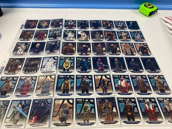 Star Wars Galaxy Files Trading Cards By Topps (50 Cards)