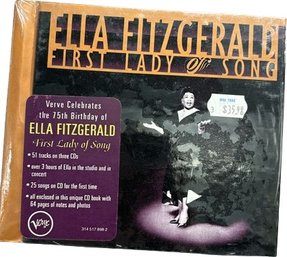 Unopened Ella Fitzgerald CD Box Set, First Lady Of Song