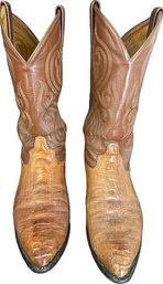 Tony Lama Light Brown Mens 11D Cowboy Boots