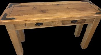 Wooden Desk/ Sofa Table - L50 W17.5 H29.75 (Inches)