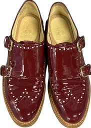 Angela Scott Womens Size 38 Monk Strap Scarlett Shoes-  Lightly Used