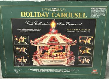 The Holiday Carousel Christmas Decor With Collectable Tree Ornaments