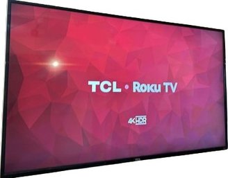 55in TCL Model 55P605 Roku Smart TV With Remote & Wall Mount