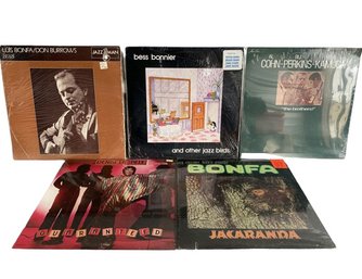 Unopened Vinyl Records (5) From Bonfa, Bess Bonnier, And More!