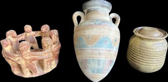 Ceramic Vases, Stone Figures