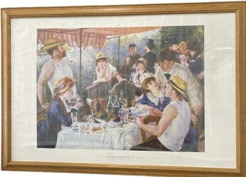 The Luncheon Of The Boating Party Print By Pierre Auguste Renoir (39x27)