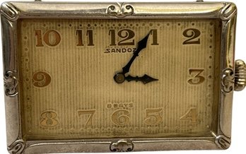 Sandoz 8 Days Clock- Made In Switzerland, 3x2in,