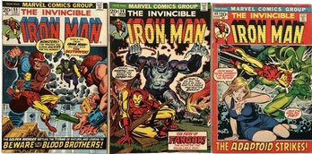 Marvel Comics Group- The Invincible Iron Man Comics- Used, 20cents Likely 1972-1975