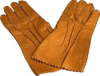 Small Leather Ladies Gloves - 9 Height