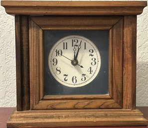 Square Framed Table Clock (8x7)