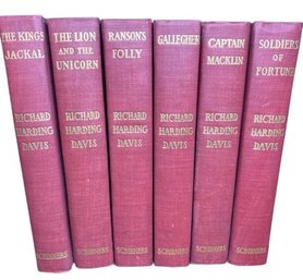 Antique Collection Of Works From Richard Harding Davis (1908) Including The King Jackal, And Many More