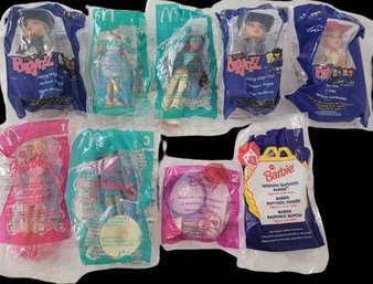 Happy Meal Toy Collection Including Mattel My Scene And Barbie.