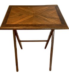 Fold Up Wooden Tray Table 19 X 14 X 26