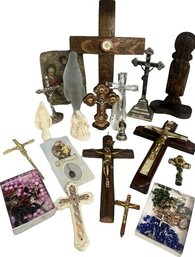 Religious Crucifixes, Statues & Rosaries