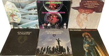 Collection Of Vinyl Records (6) Including Jesus Christ Superstar, Iron Butterfly And More!