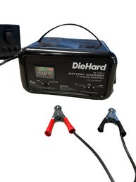 DieHard 12V Battery, Fully Automatic, Charger And Engine Starter (10x9x6)