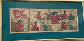 Sally Forth Framed Original Comic