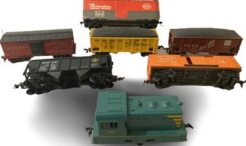 Vintage Model Train Carts From New York Central System, Erie, Union Pacific And More (Largest Is 6x2x1.25)