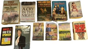 Book Set Including Charlotte Hubbard, Tony Hillerman, Etc