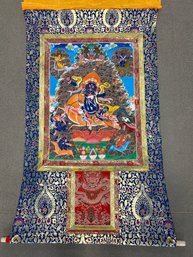 Tibetan Hand Painted Thangka-38Wx49L