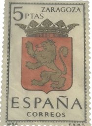 Espaa Correos Zaragoza Stamp