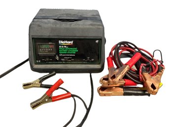 DieHard Fully Automatic Battery Charger 10x9x6 & Additional Jumper Cables