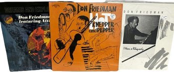 3 UNOPENED Don Friedman Vinyl Records