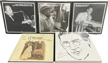 Unopened (16) Benny Goodman Vinyl Lot &  The Complete Vinyl Lot, Lionel Hampton, Oscar Peterson