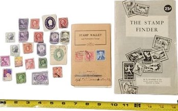 Stamp Collection And The Stamp Finder.