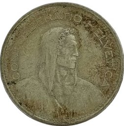 1967 5fr Confoederatio Coin