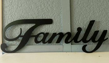 Family Wall Sign  (17.75in)