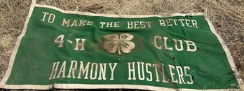 Banner Of 'Harmony Hustlers' 4-H Club