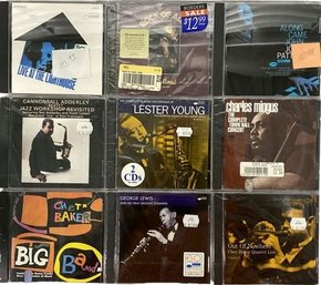 Collection Of CDs (25) From Lester Young, Chet Baker, June Christy And More! Many Unopened!