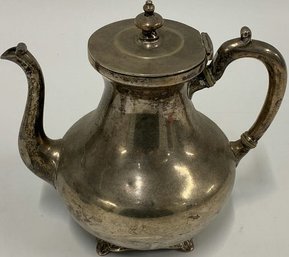 Lopez Taxco Silver-Plated Teapot - 7'Tall And 1.23 Pounds