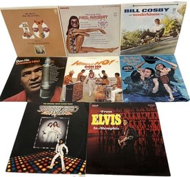 (8) Vinyl Recorded Including, Elvis, Bill Cosby, Don Ho And Many More!