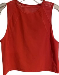 Lululemon, Ladies Sports, Tank Top, Orange, No Label. Appears To Be XS.