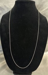 Silver Necklace Marked 857