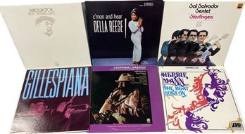 Vinyl Records (6) Includes Dizzy Gillespie, Herbie Mann, Cannonball Adderly And More!