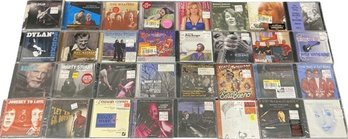 30 Unopened CD Lot, Includes, Dylan Scene, The Weavers, Extra Bueno, One Night Only And Many More