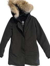 CANADA GOOSE Arctic Program Black Parka Jacket - Size Small