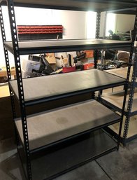 Black Metal Shelves, 72x48.5x24